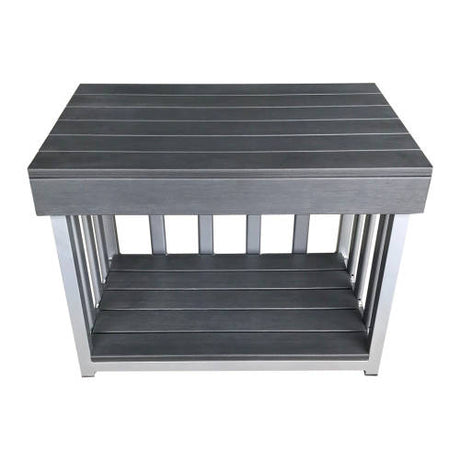 Toddler Outdoor Kitchen Bench - Charcoal (60x40x45cm) - Educating Kids