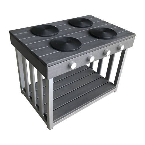 Toddler Outdoor Stove - Charcoal (60x40x45cm) - Educating Kids