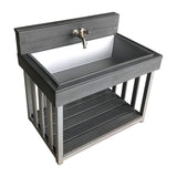 Toddler Outdoor Sink - Charcoal (60x40x57cm)