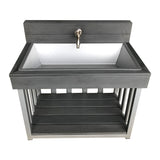 Toddler Outdoor Sink - Charcoal (60x40x57cm)