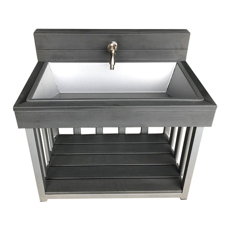 Toddler Outdoor Sink - Charcoal (60x40x57cm)