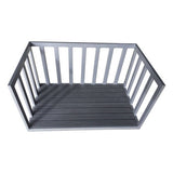 Outdoor Block Trolley - Grey & Charcoal (100x60x60cm) - Educating Kids