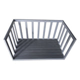 Outdoor Block Trolley - Grey & Charcoal (100x60x60cm)