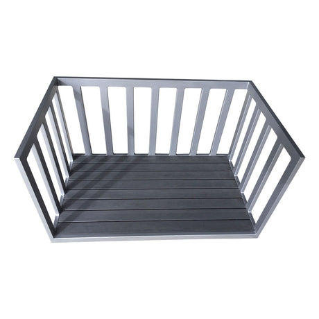 Outdoor Block Trolley - Grey & Charcoal (100x60x60cm)