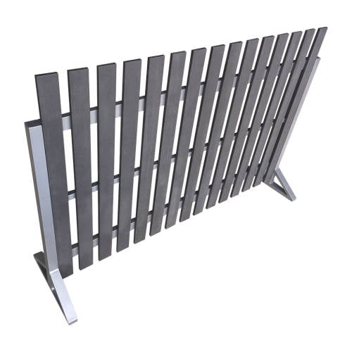 Outdoor Fence - Charcoal (150x40x100cm) - Educating Kids