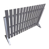 Outdoor Fence - Charcoal (150x40x100cm) - Educating Kids