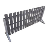 Outdoor Fence - Charcoal (150x40x70cm) - Educating Kids