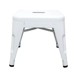 Set of 4 - Child Stool White - 30cm - Educating Kids