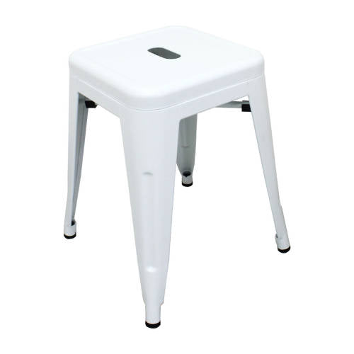Set of 4 - Adult Stool White - 45cm - Educating Kids