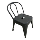 Set of 4 - Child Tolix Chair Charcoal - 30cmH - Educating Kids