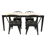 Child Tolix Chair Charcoal - 4pc
