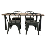 Child Tolix Chair Charcoal - 4pc