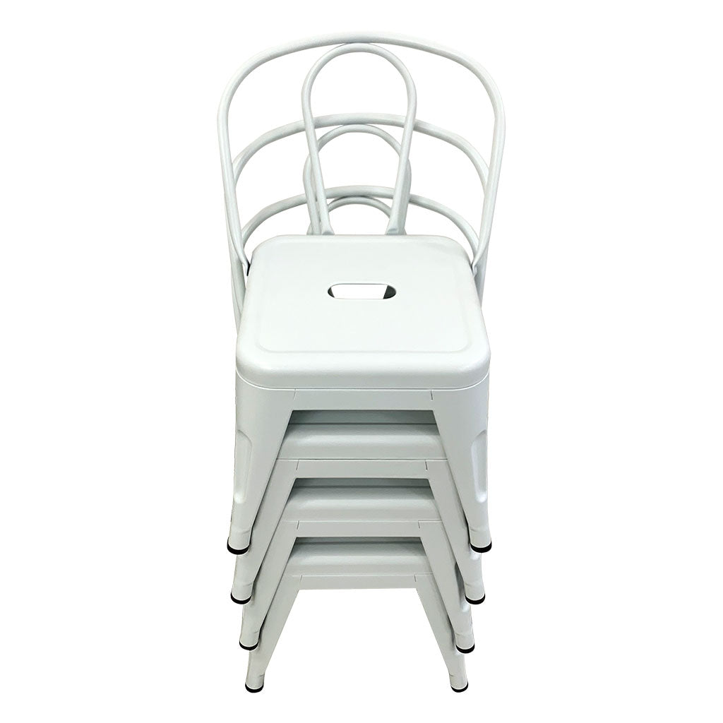Child Tolix Chair White - 4pc