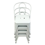 Child Tolix Chair White - 4pc