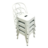 Child Tolix Chair White - 4pc