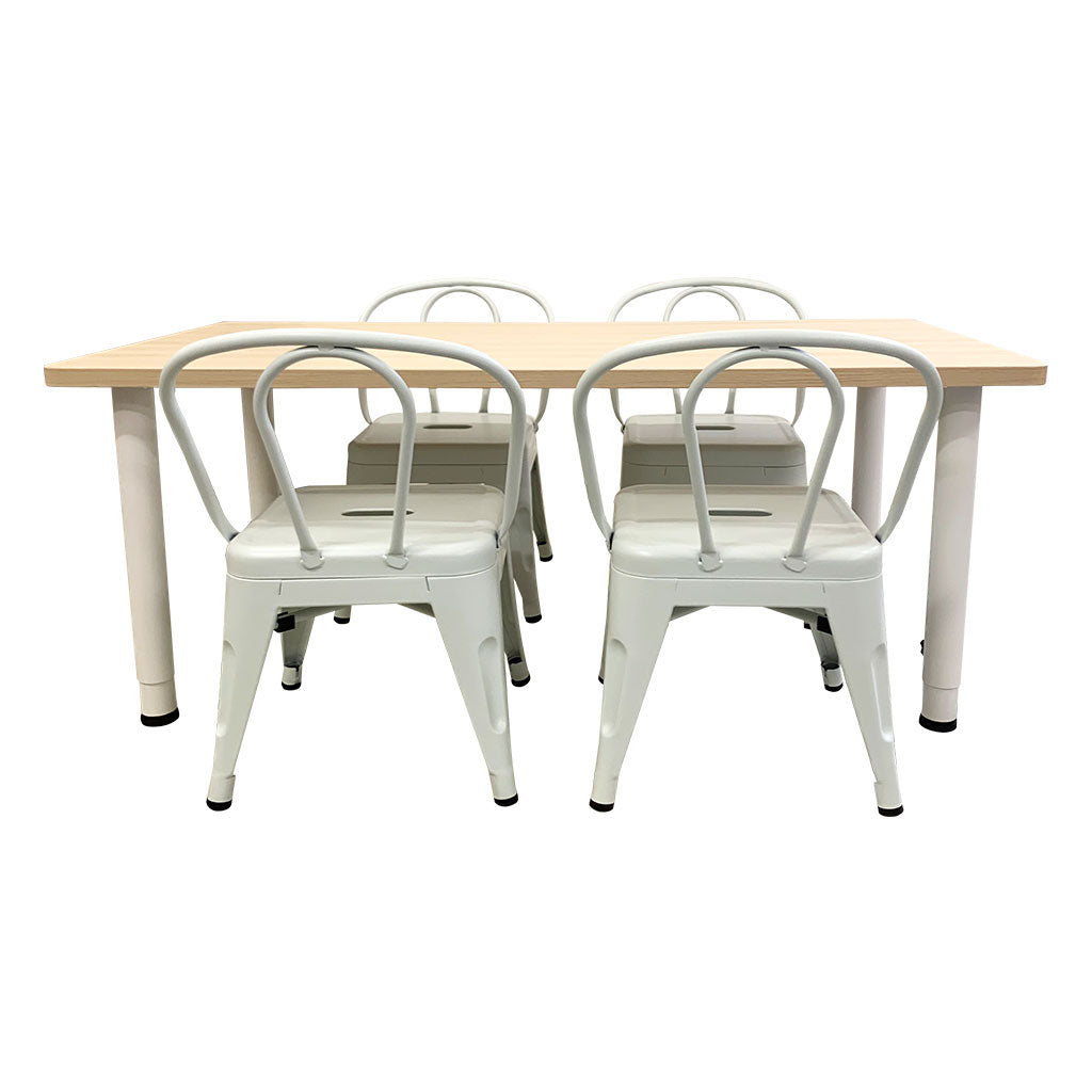 Child Tolix Chair White - 4pc