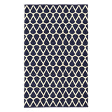 Handwoven PVC Rug - Navy - 170x240cm