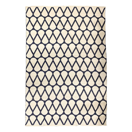 Handwoven PVC Rug - Navy - 170x240cm