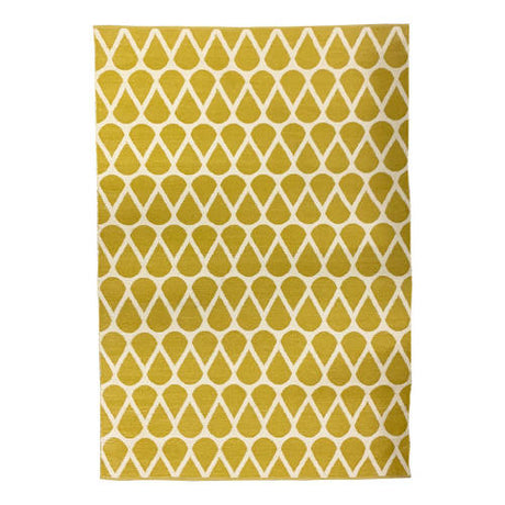 Handwoven PVC Rug - Yellow - 170x240cm - Educating Kids