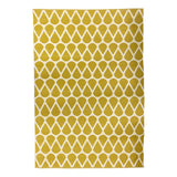 Handwoven PVC Rug - Yellow - 170x240cm