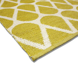 Handwoven PVC Rug - Yellow - 170x240cm