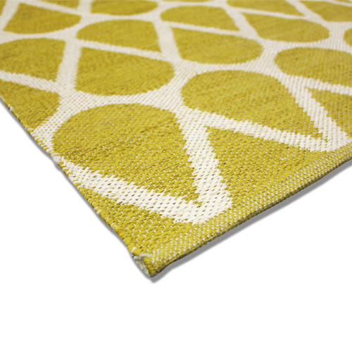 Handwoven PVC Rug - Yellow - 170x240cm - Educating Kids