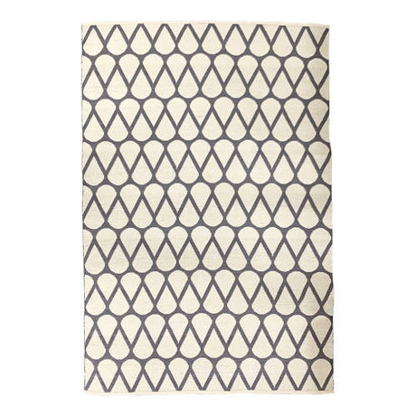 Handwoven PVC Rug - Grey - 170x240cm - Educating Kids