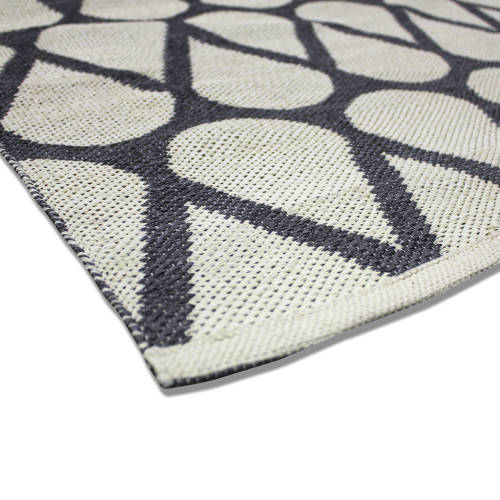 Handwoven PVC Rug - Grey - 170x240cm - Educating Kids