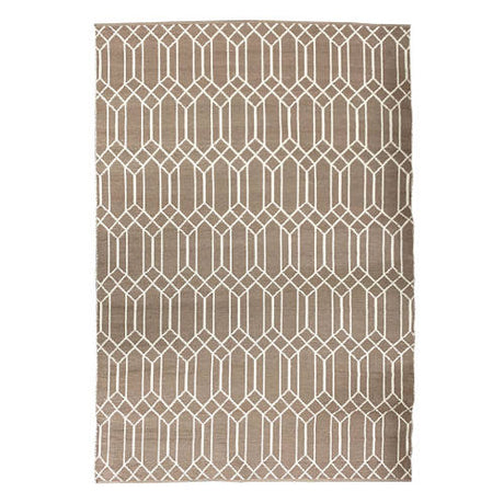 Handwoven PVC Rug - Beige - 170x240cm - Educating Kids
