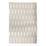 Handwoven PVC Rug - Beige - 170x240cm