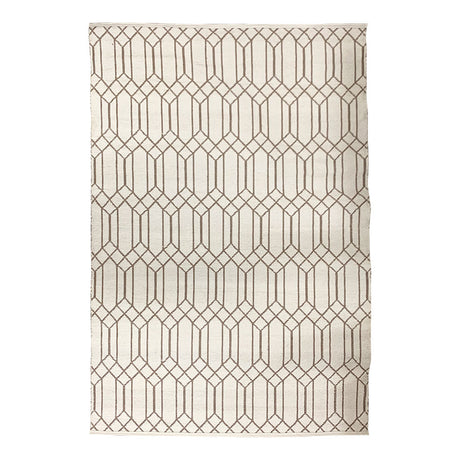 Handwoven PVC Rug - Beige - 170x240cm