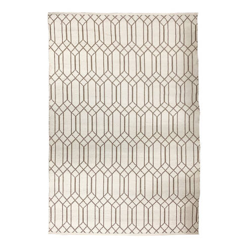 Handwoven PVC Rug - Beige - 170x240cm - Educating Kids
