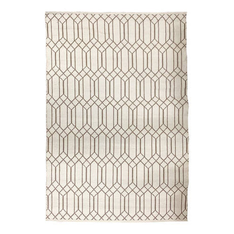 Handwoven PVC Rug - Beige - 170x240cm - Educating Kids