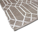 Handwoven PVC Rug - Beige - 170x240cm