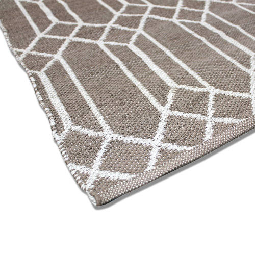 Handwoven PVC Rug - Beige - 170x240cm - Educating Kids