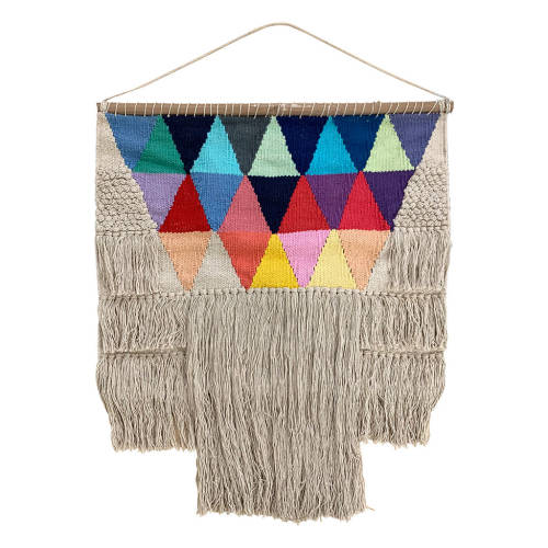 Handwoven Wall Hanging - Multi Colour - Educating Kids
