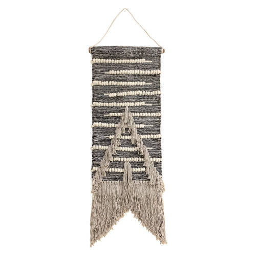 Handwoven Wall Hanging - Navy - Educating Kids