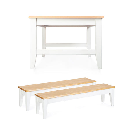 Sense of Place Farmhouse Table & Bench Set