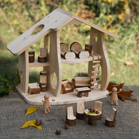 Woodlands Dollhouse Set