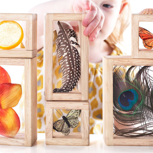 Treasure Blocks - Clear - Educating Kids