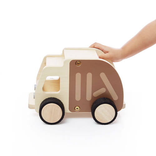 Wooden Garbage Truck - Educating Kids