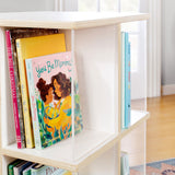 Rotating 3 Tier Book Display - White