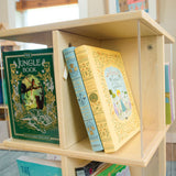 Rotating 3 Tier Book Display - Natural