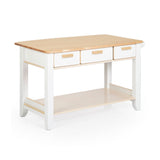 Sense of Place Kitchen Island and Stools Set