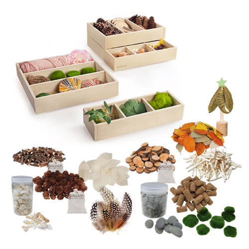 Loose Parts Nature Play Set - Educating Kids