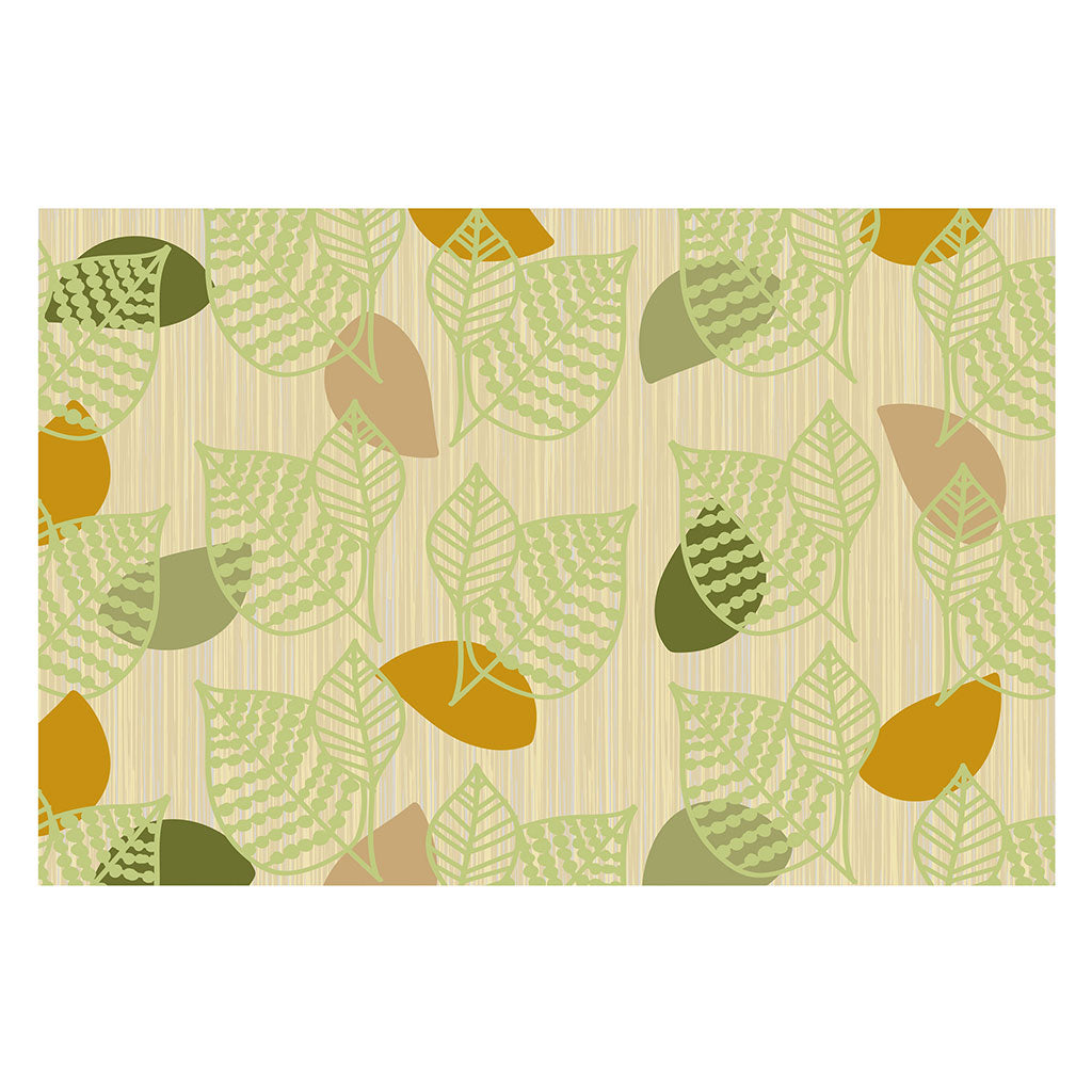 Sense of Place Leaf Carpet - Green