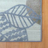 Sense of Place Leaf Carpet - Blue