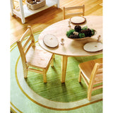 Sense of Place Oval Carpet - Green
