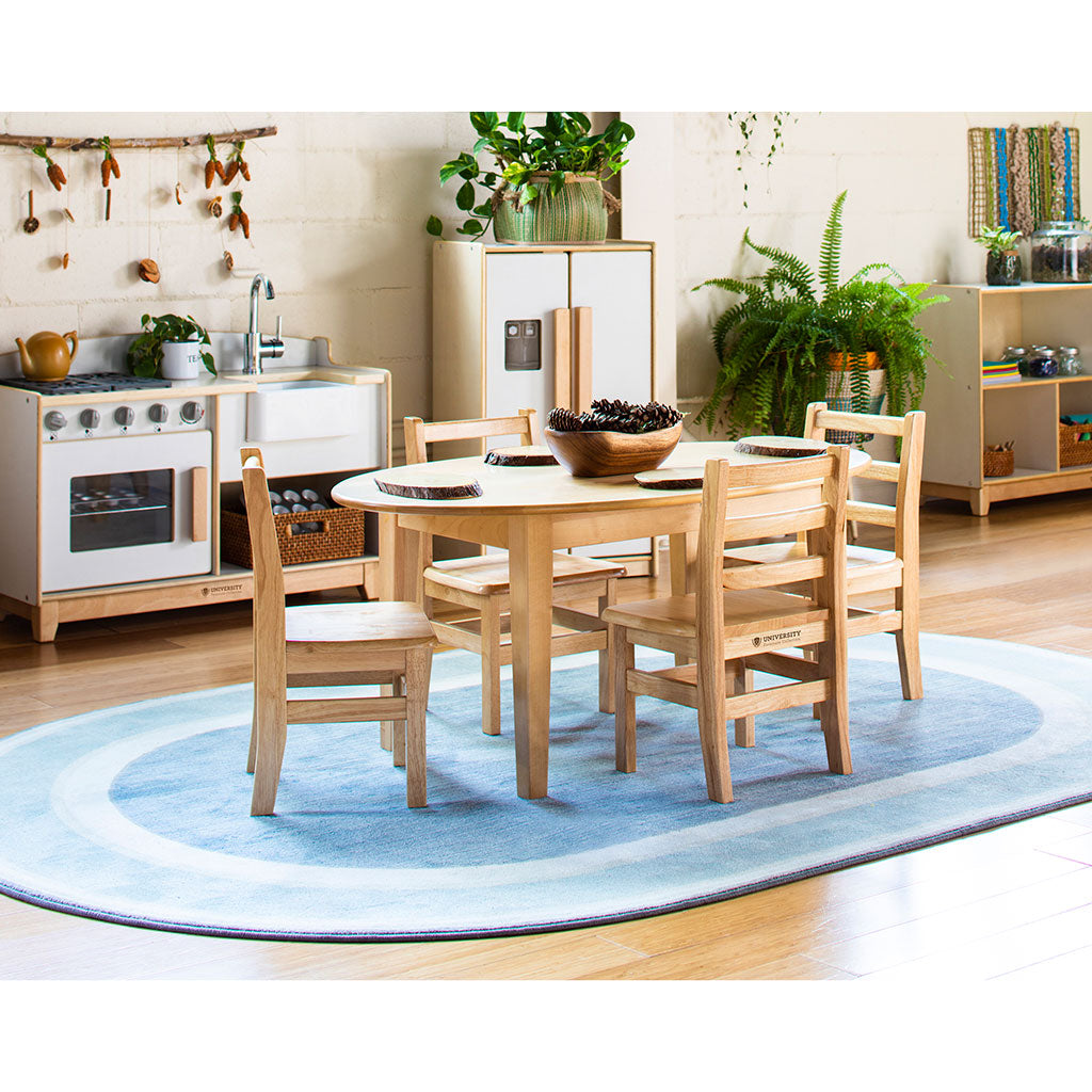 Sense of Place Oval Carpet - Blue