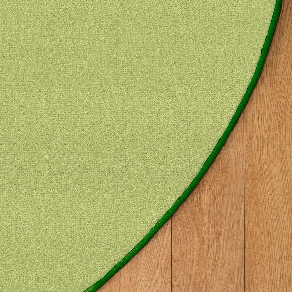 Sense of Place Round Carpet - Light Green